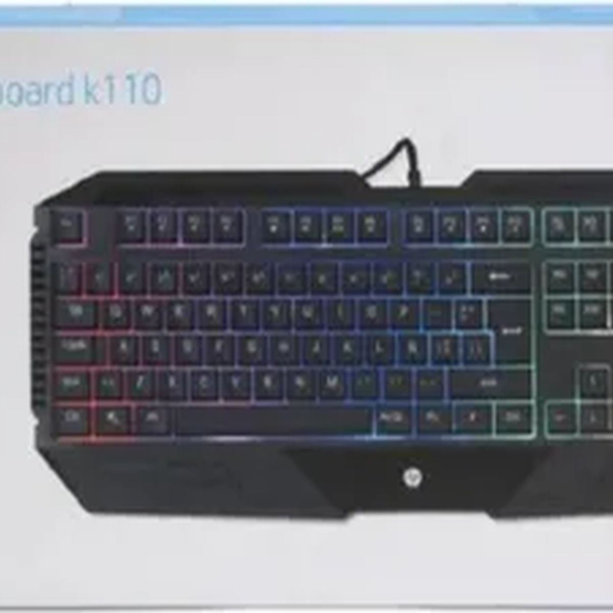 GENERICO - Teclado gamer hp k110 iluminado español revogames
