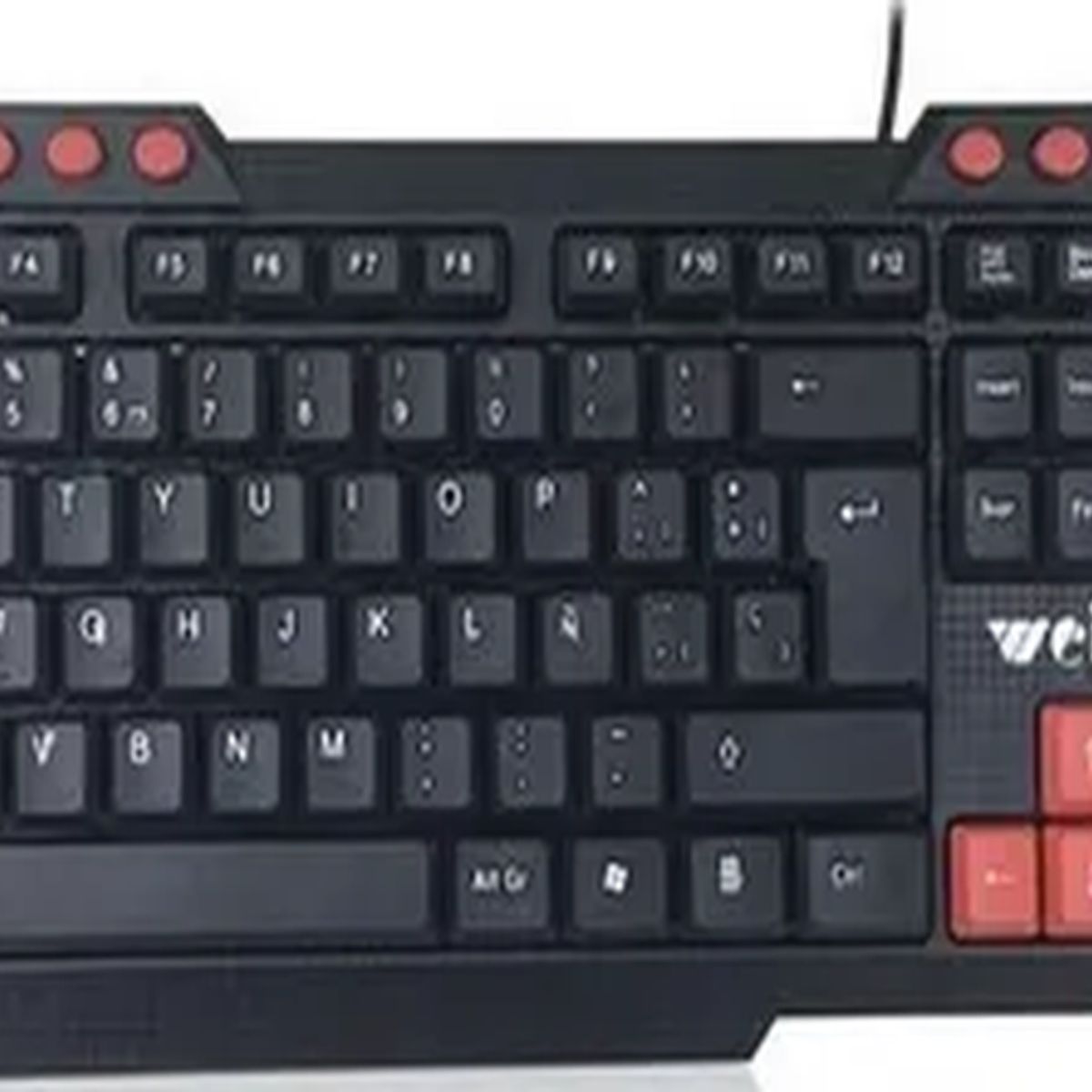 GENERICO - Teclado gamer cable qwerty suspensión standard