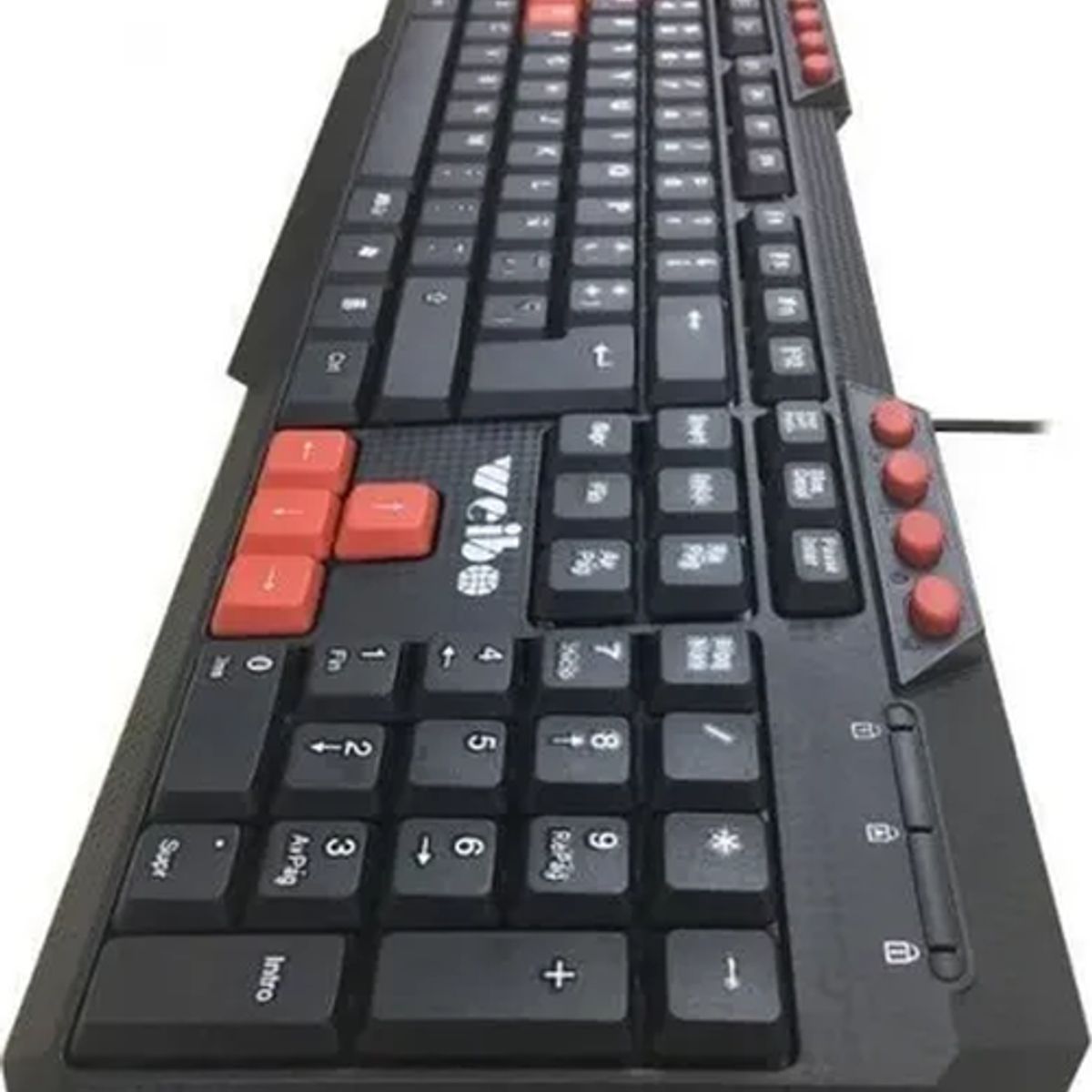 GENERICO - Teclado gamer cable qwerty suspensión standard