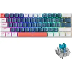 GENERICO - Teclado mecánico gamer 60% machenike rgb