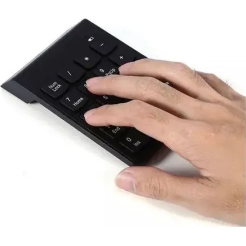 GENERICO - Teclado numérico inalámbrico bluetooth 18 teclas