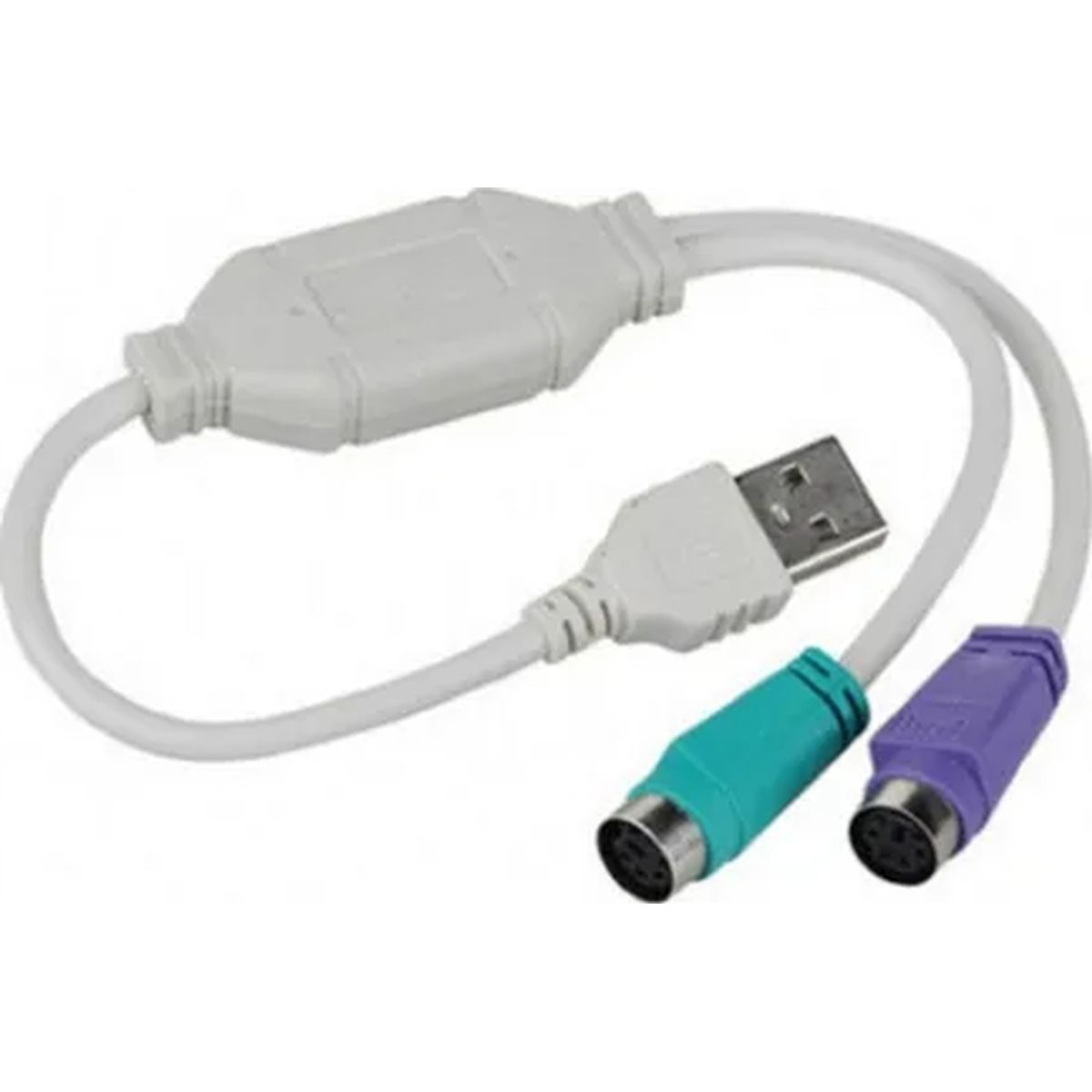 GENERICO - Adaptador cable usb ps2 teclado mouse