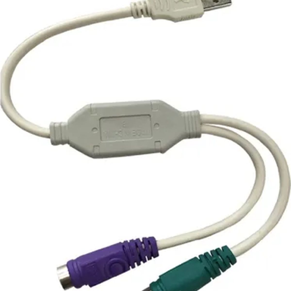 GENERICO - Adaptador cable usb ps2 teclado mouse
