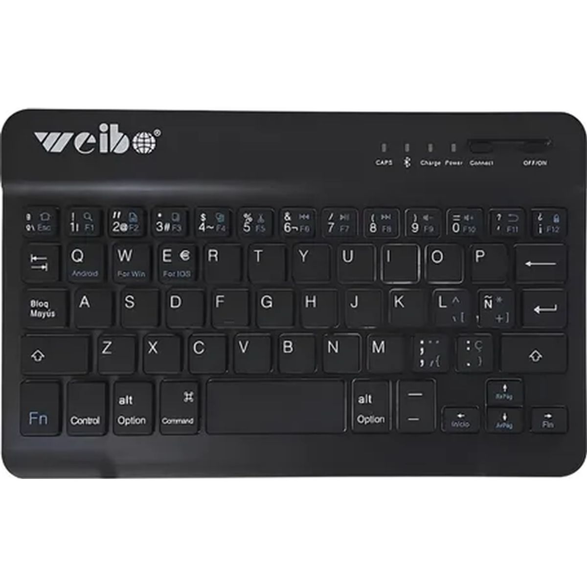 GENERICO - Mini teclado inalámbrico weibo bluetooth
