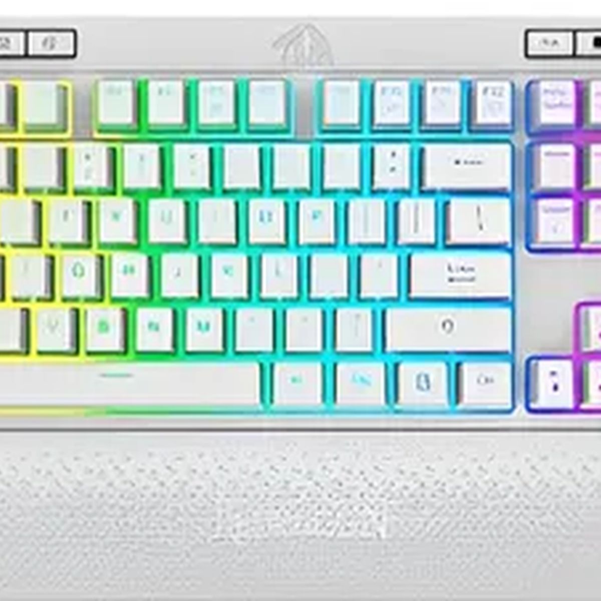 GENERICO - Teclado gamer redragon shiva k512w rgb blanco