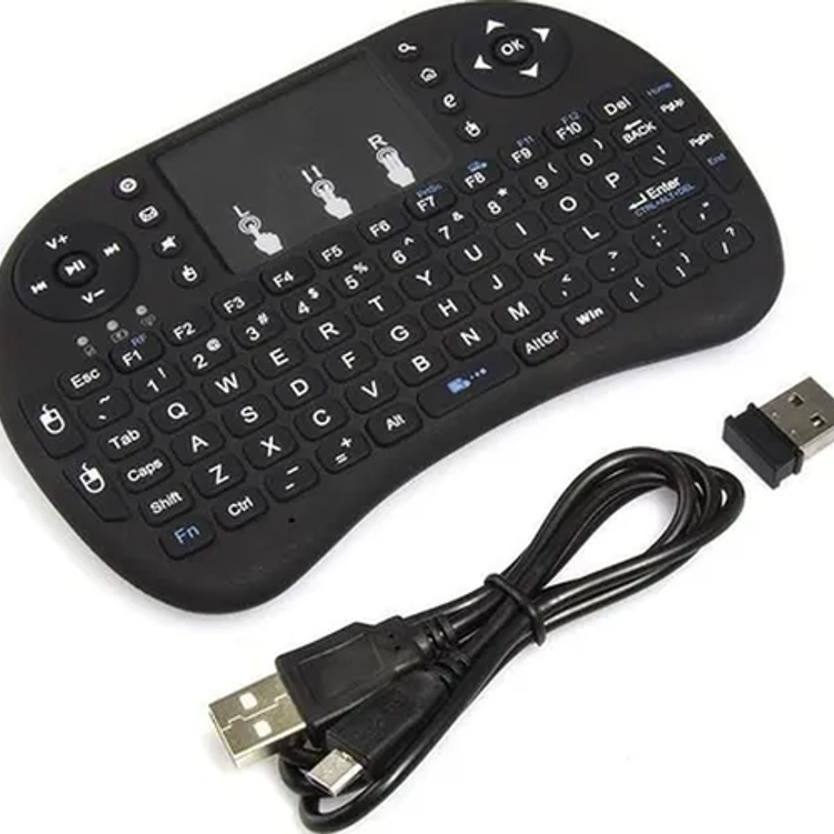 GENERICO - Pack 2 mini teclado inalámbrico con mouse touchpad