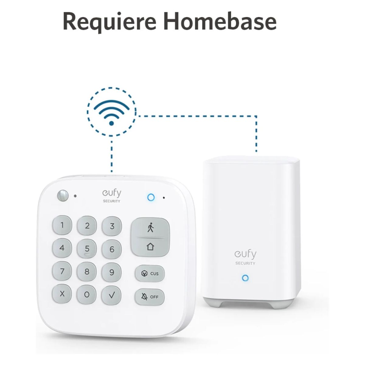 EUFY - Panel de seguridad Eufy Keypad solo compatible con Hub Eufy