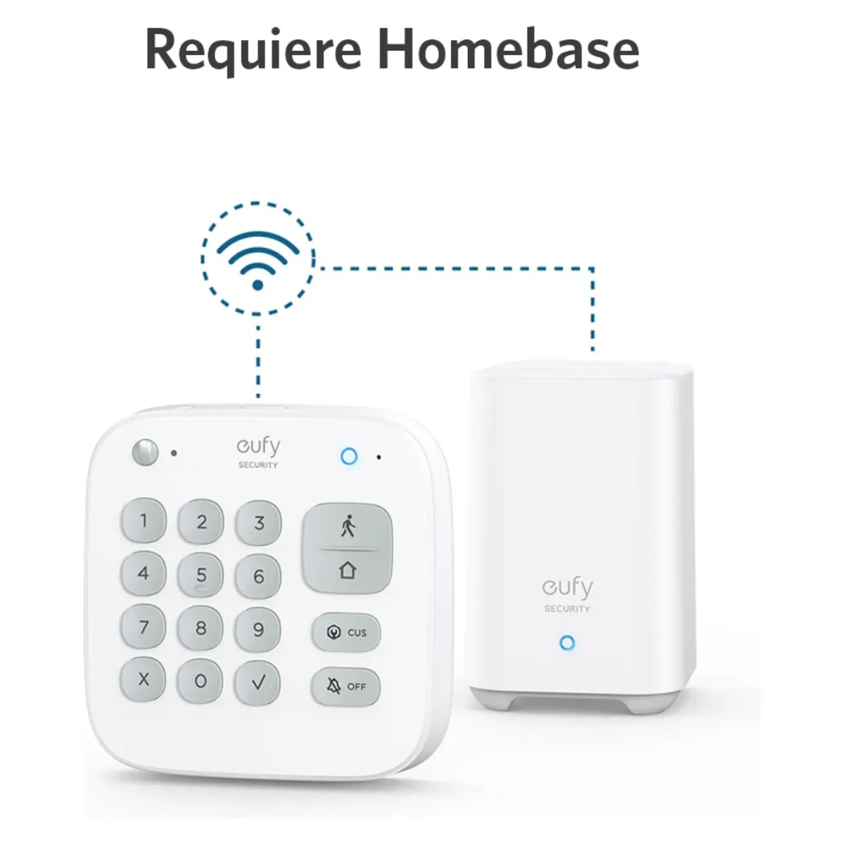 EUFY - Panel de seguridad Eufy Keypad solo compatible con Hub Eufy