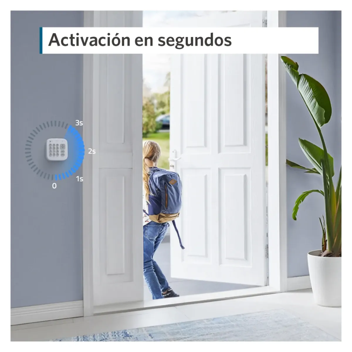 EUFY - Panel de seguridad Eufy Keypad solo compatible con Hub Eufy