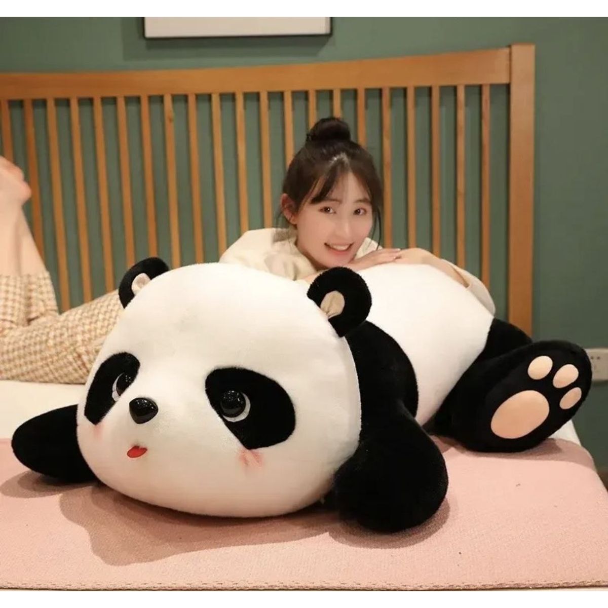 GENERICO - Oso Panda de Peluche Grande 80cm