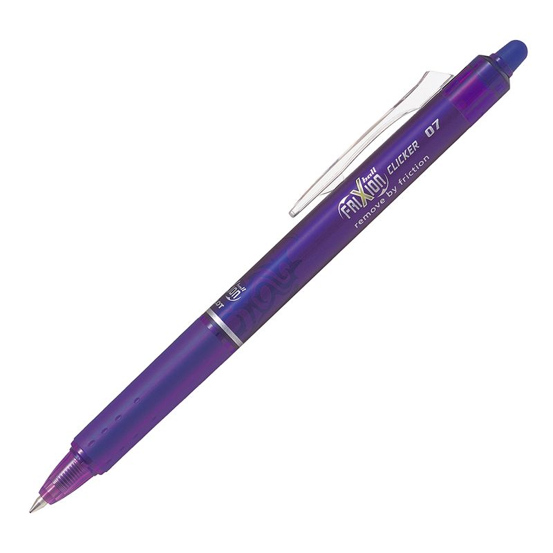 PILOT - Lápiz Gel Frixion Clicker 07mm Violeta Pilot
