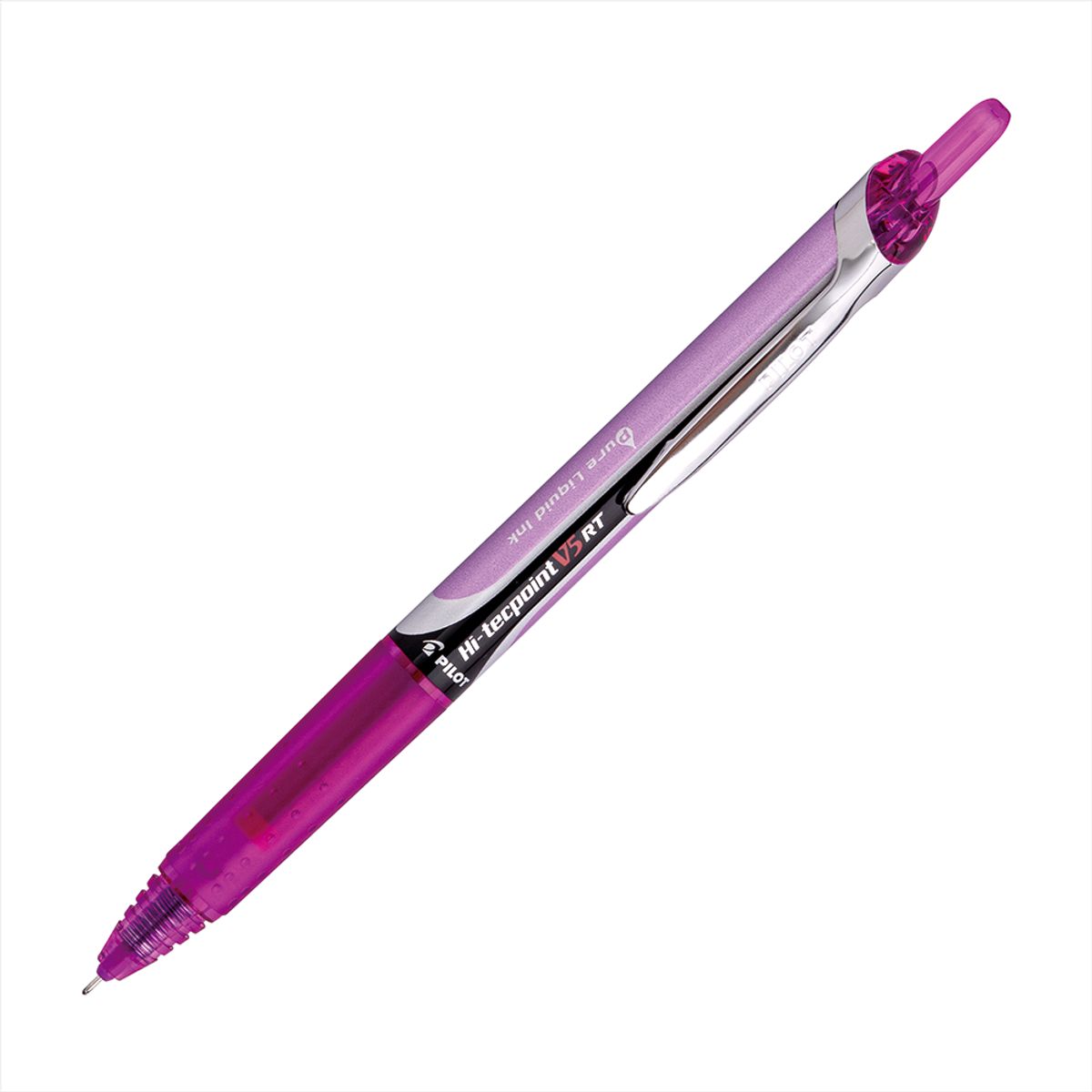 PILOT - Lápiz Tinta Retráctil Hi-Tecpoint Grip 05mm Rosado Pilot