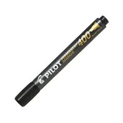 PILOT - Marcador Permanente Biselado Negro