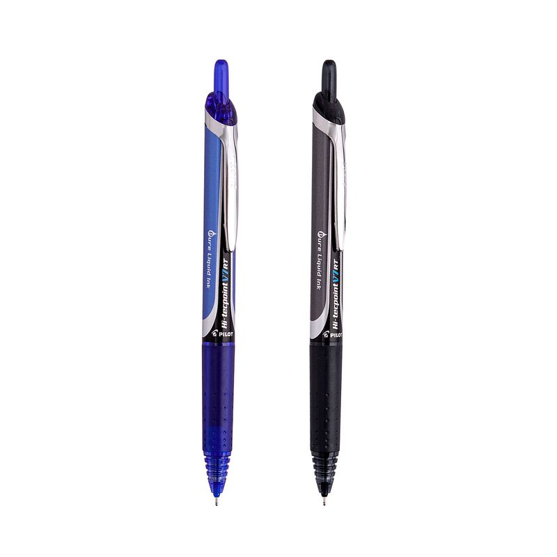 PILOT - Set 2 Lápiz Tinta Retráctil Hi-Tecpoint Grip 07mm Pilot