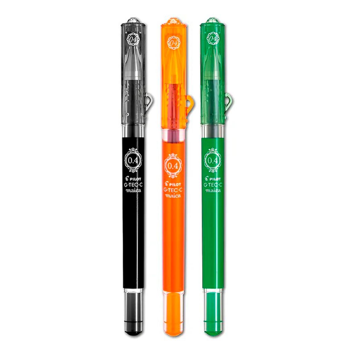 PILOT - Set 3 Lápiz Gel Gtec Maica 04mm S2 Pilot