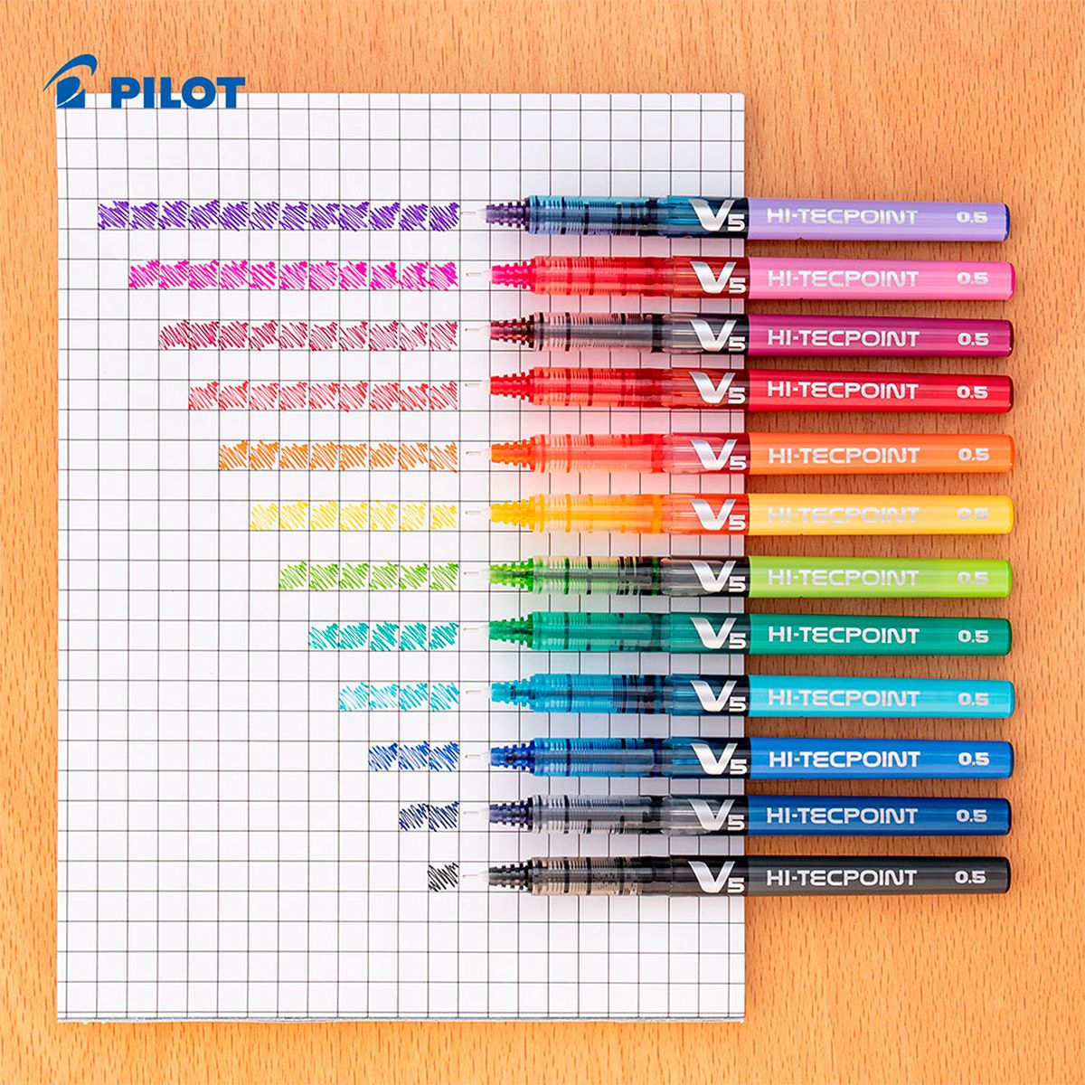 PILOT - Set 3 Lápiz Tinta Hi-Tecpoint 05mm S2 Pilot