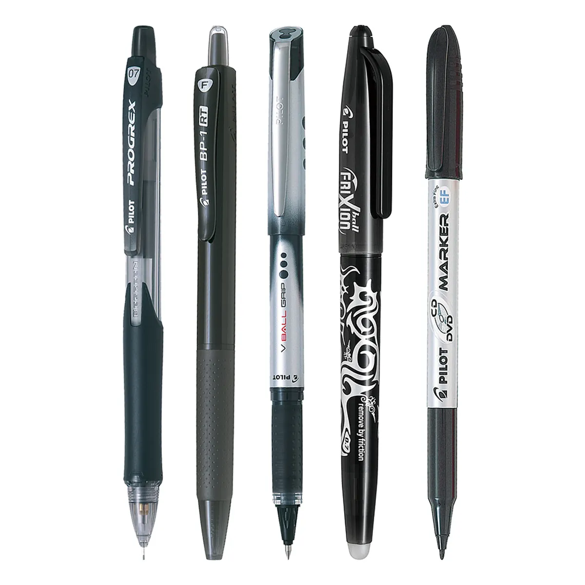 PILOT - Set 5 Lápiz Los Clásicos de Pilot Negro