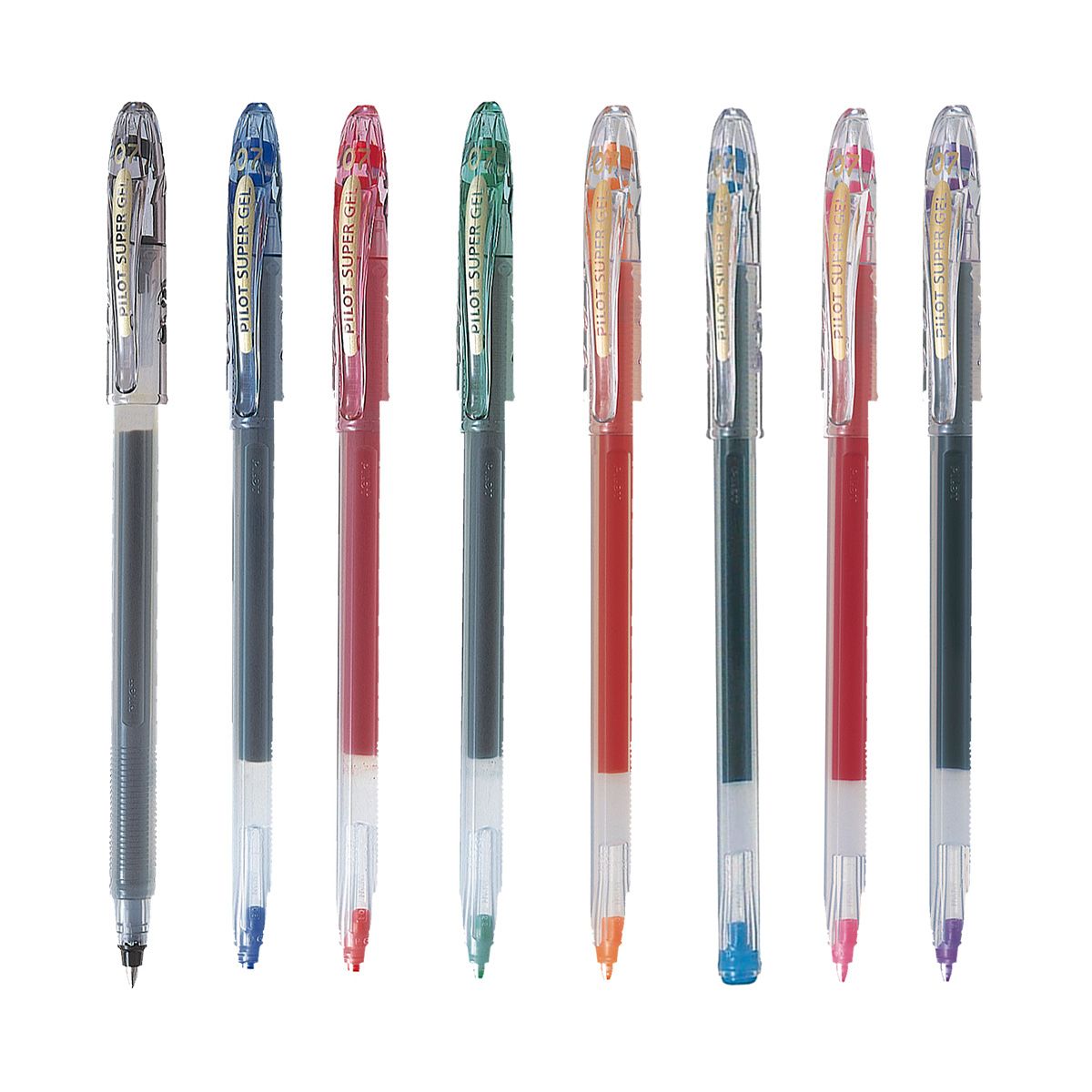 PILOT - Set 8 Lápiz Super Gel 07mm Pilot