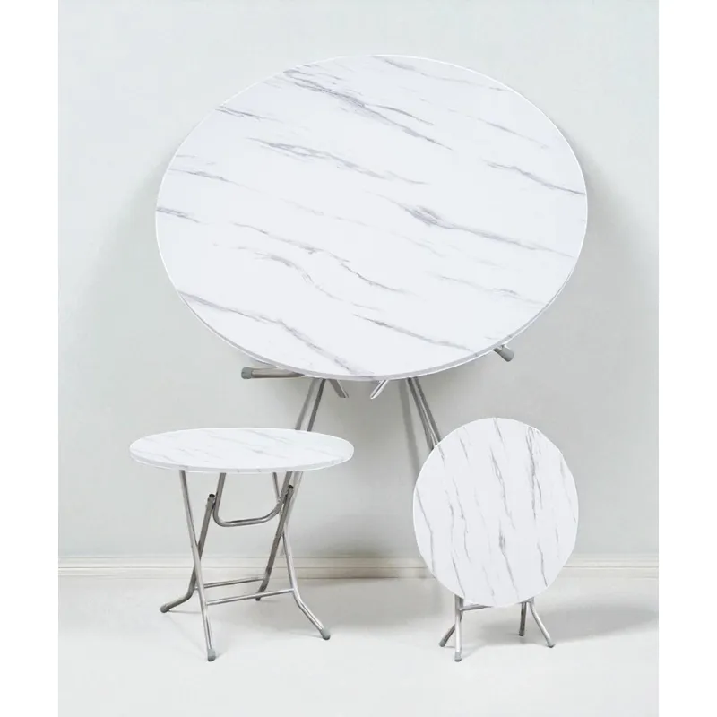 GENERICO - Mesa Plegable Circular 80 x 80