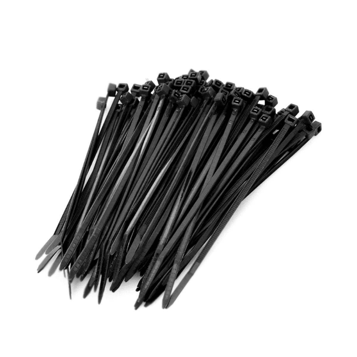 GENERICO - AMARRACABLES 10 NEGRO (4.8 X 250MM) 100 UNIDADES