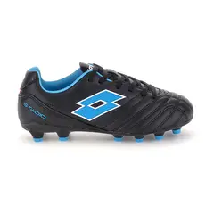 LOTTO - Zapato de Fútbol Juvenil - Stadio FG 705 Negro Azul