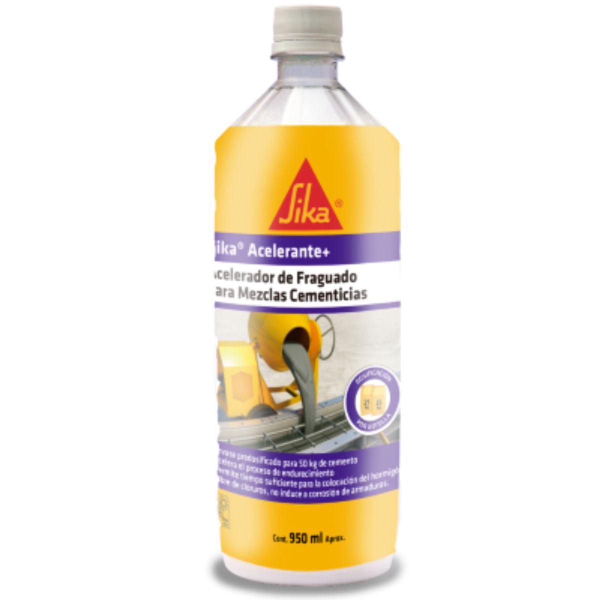 SIKA 3 BOTELLA 950ML ACELERANTE CONTROLABLE, marca SIKA - Foto Principal