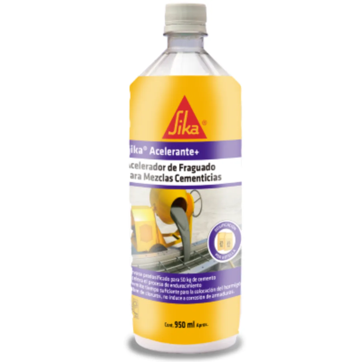 SIKA 3 BOTELLA 950ML ACELERANTE CONTROLABLE, marca SIKA - Foto Principal