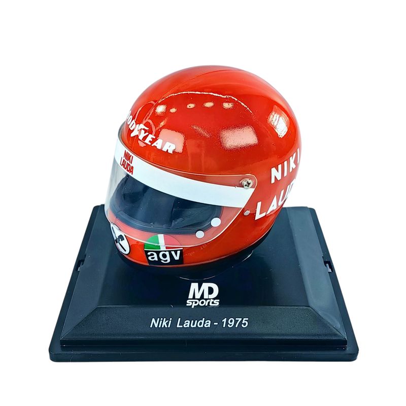 FORMULA 1 - Casco Formula 1 Niki Lauda Ferrari 1975 Spark 1:5