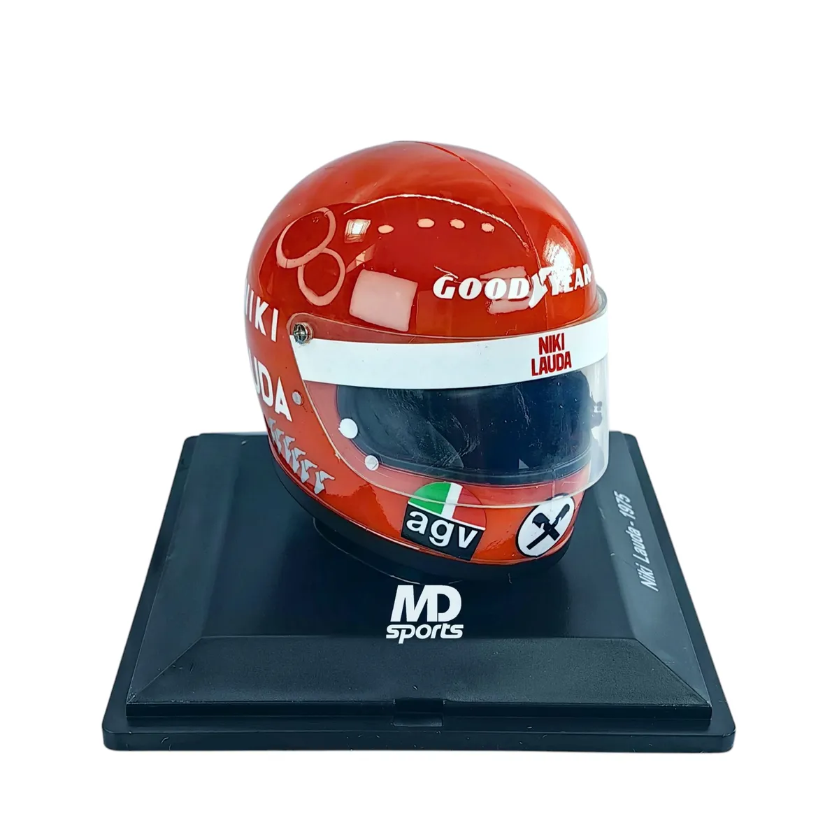 FORMULA 1 - Casco Formula 1 Niki Lauda Ferrari 1975 Spark 1:5
