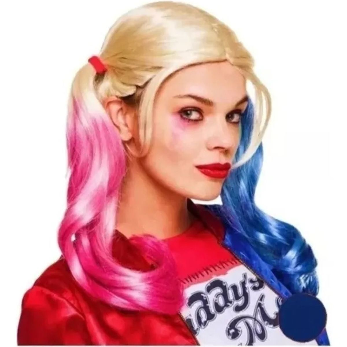 GENERICO - PELUCA PARA DISFRAZ HARLEY QUINN