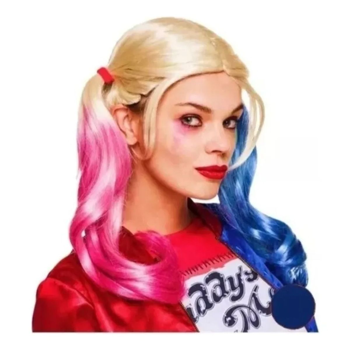 GENERICO - PELUCA PARA DISFRAZ HARLEY QUINN