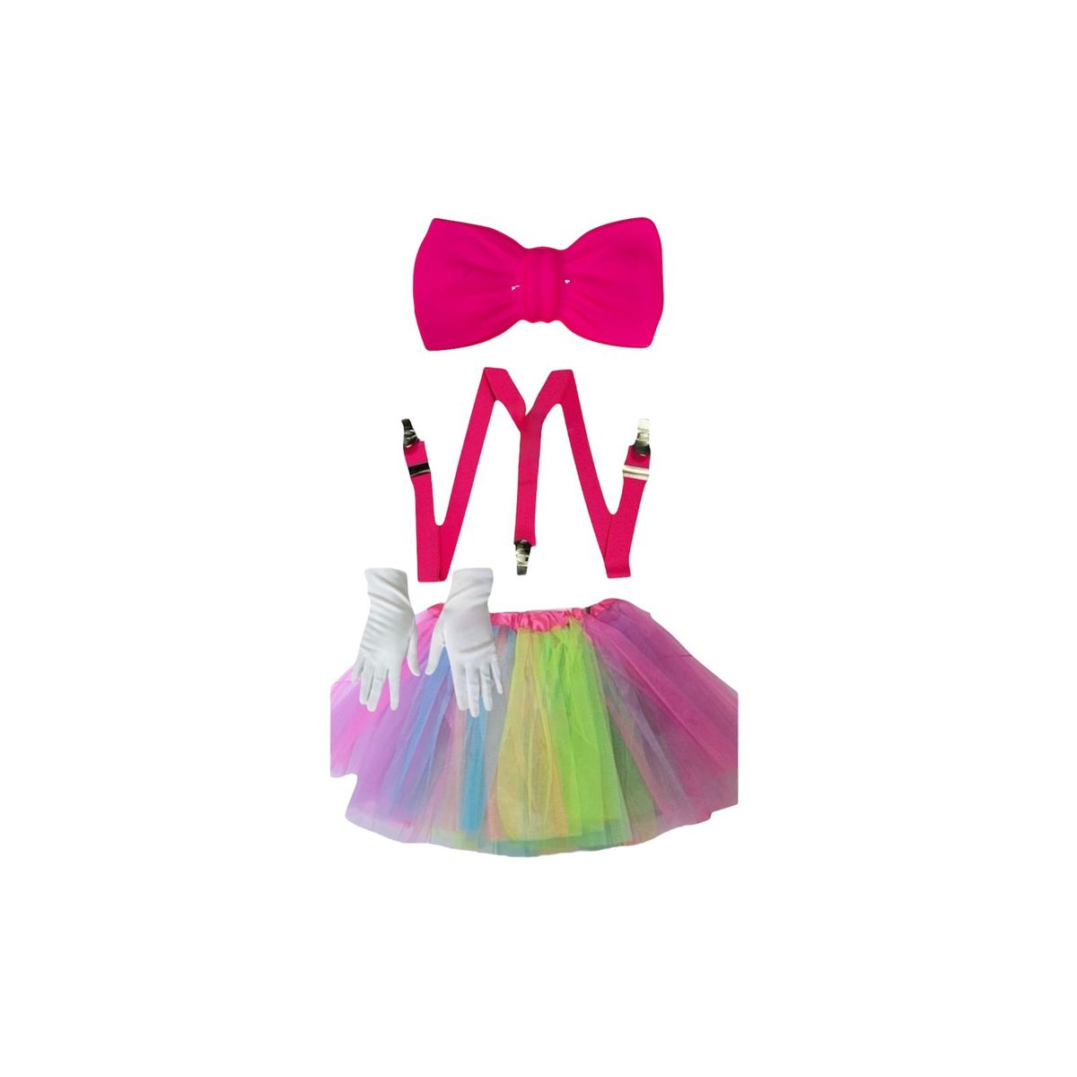 GENERICO - DISFRAZ DE PAYASA JUVENIL PAYASITA TUTU