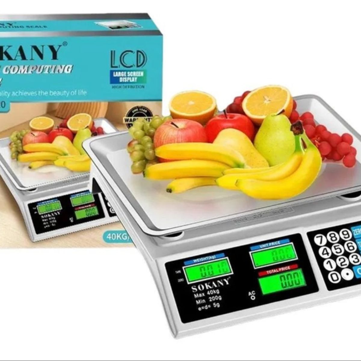 SOKANY - BALANZA COMERCIAL 40 KG