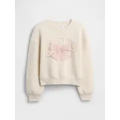 GAP - Polerón Oversized Graphic Sin Cierre Niña