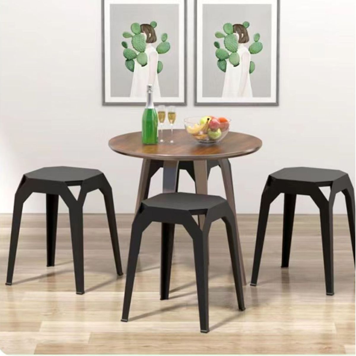 FOLD - Piso Apilable Plastico Poliprepileno Rojo Fold