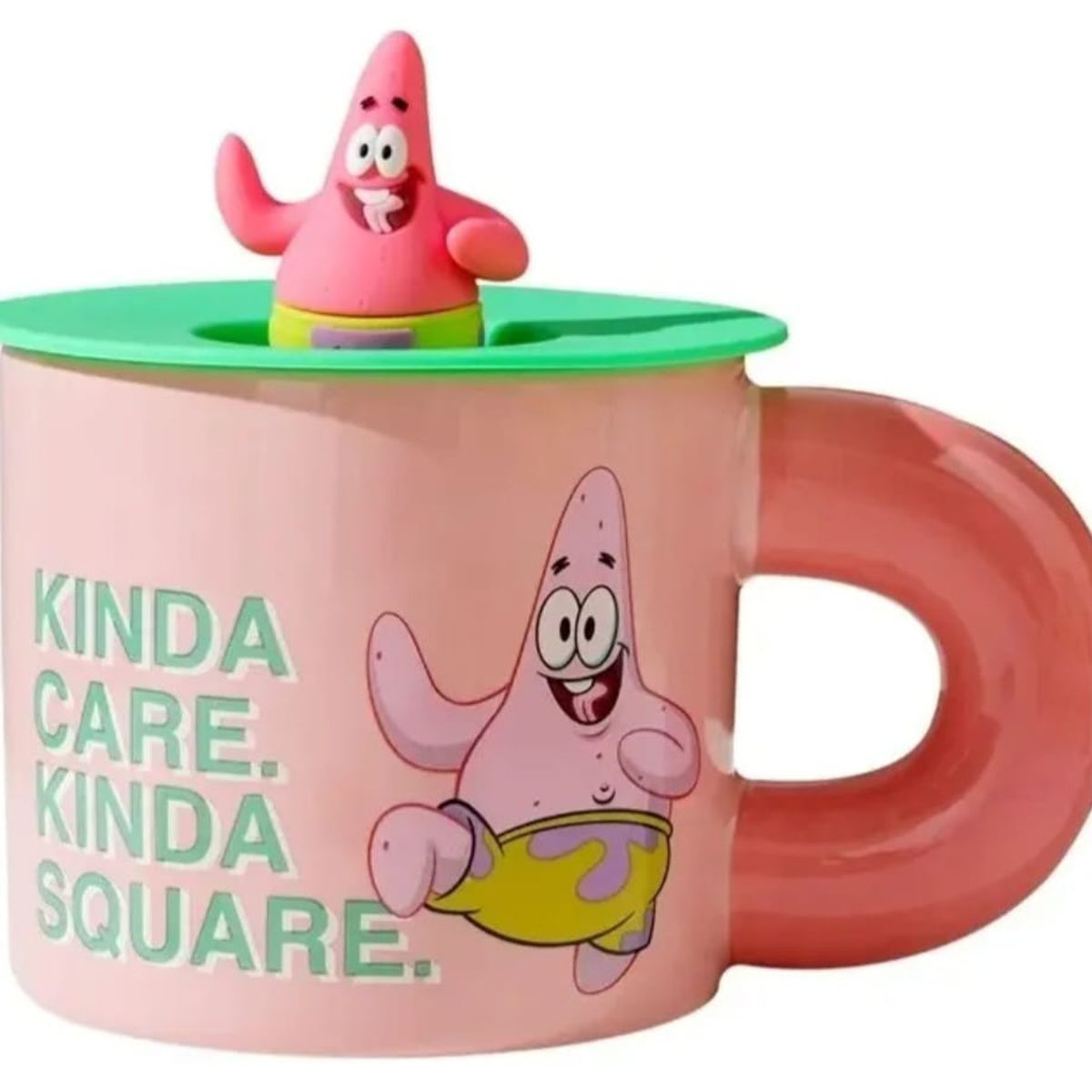 GENERICO - Taza Tazon Mug Patricio Bob Esponja  + Tapa