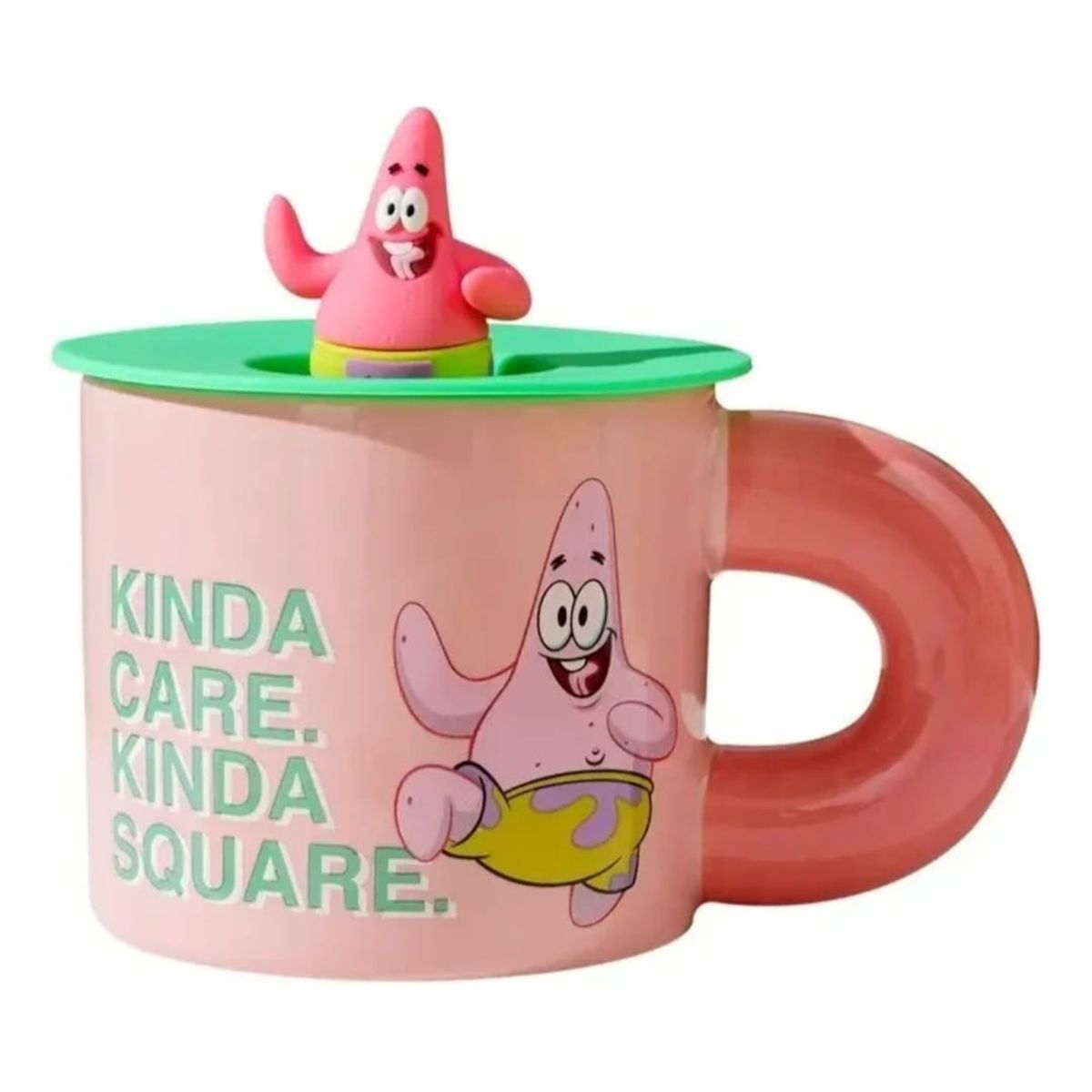 GENERICO - Taza Tazon Mug Patricio Bob Esponja  + Tapa