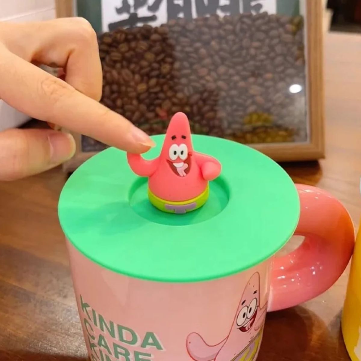 GENERICO - Taza Tazon Mug Patricio Bob Esponja  + Tapa