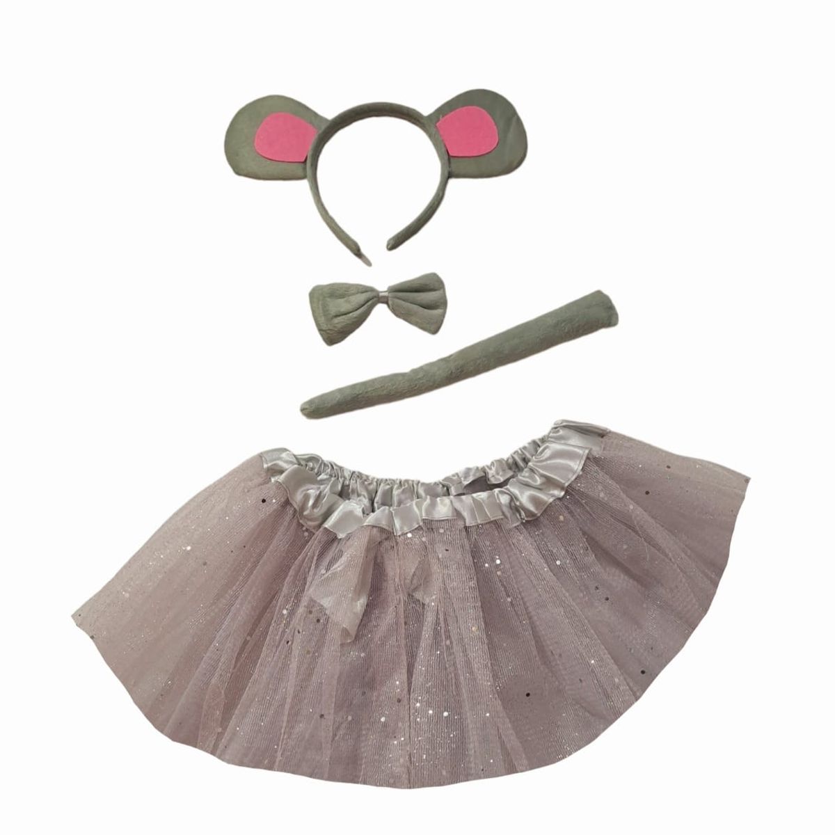 GENERICO - DISFRAZ DE ANIMALES CON TUTU 30CM LARGO RATONCITA