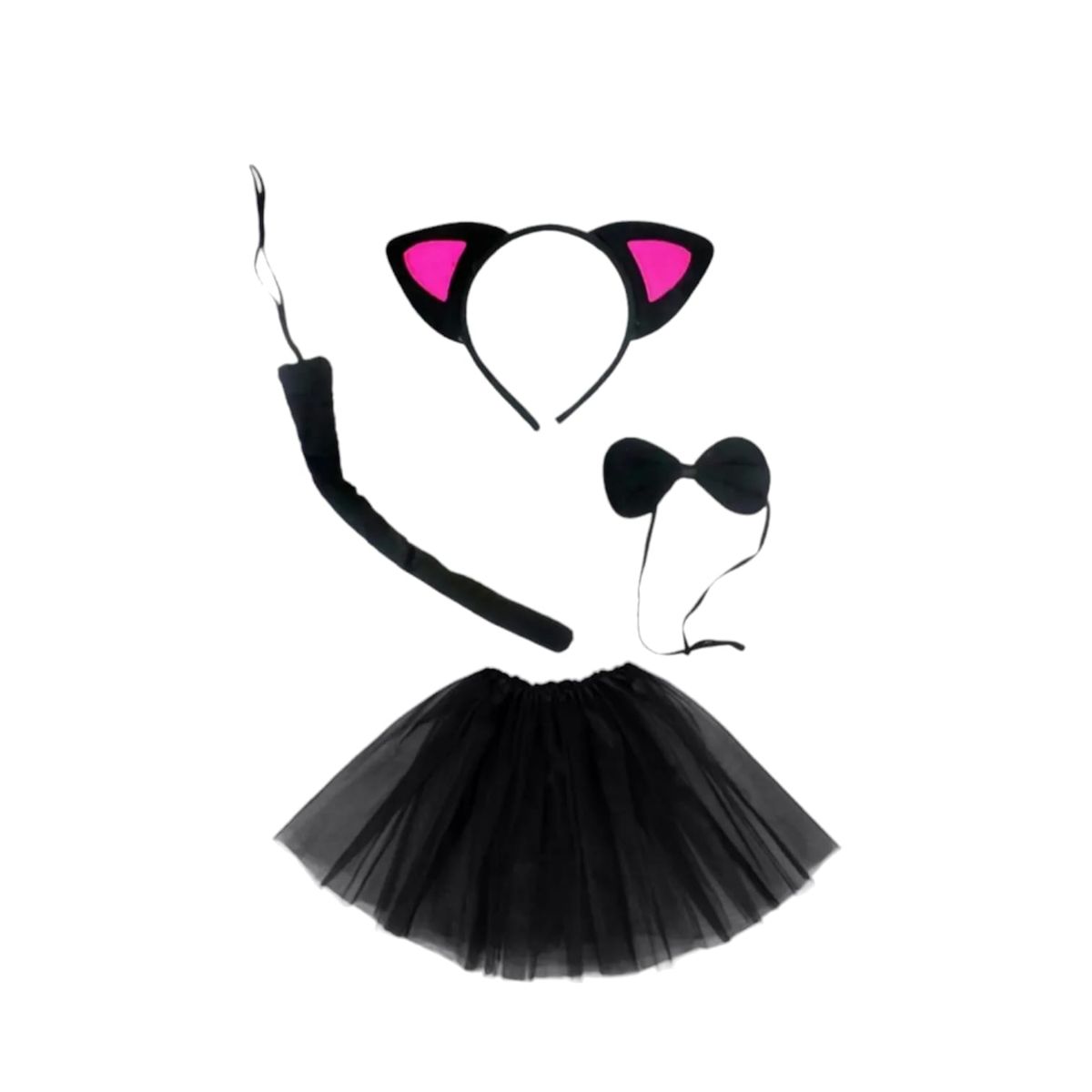 GENERICO - DISFRAZ DE ANIMALES CON TUTU 30CM LARGO GATITA