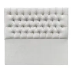 VINTAGE MOBEL - Respaldo Capitone Full Size Felpa Cruda