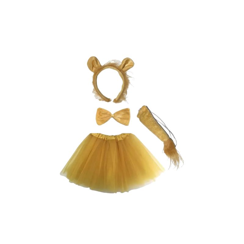 GENERICO - DISFRAZ DE ANIMALES CON TUTU 30CM LARGO LEON