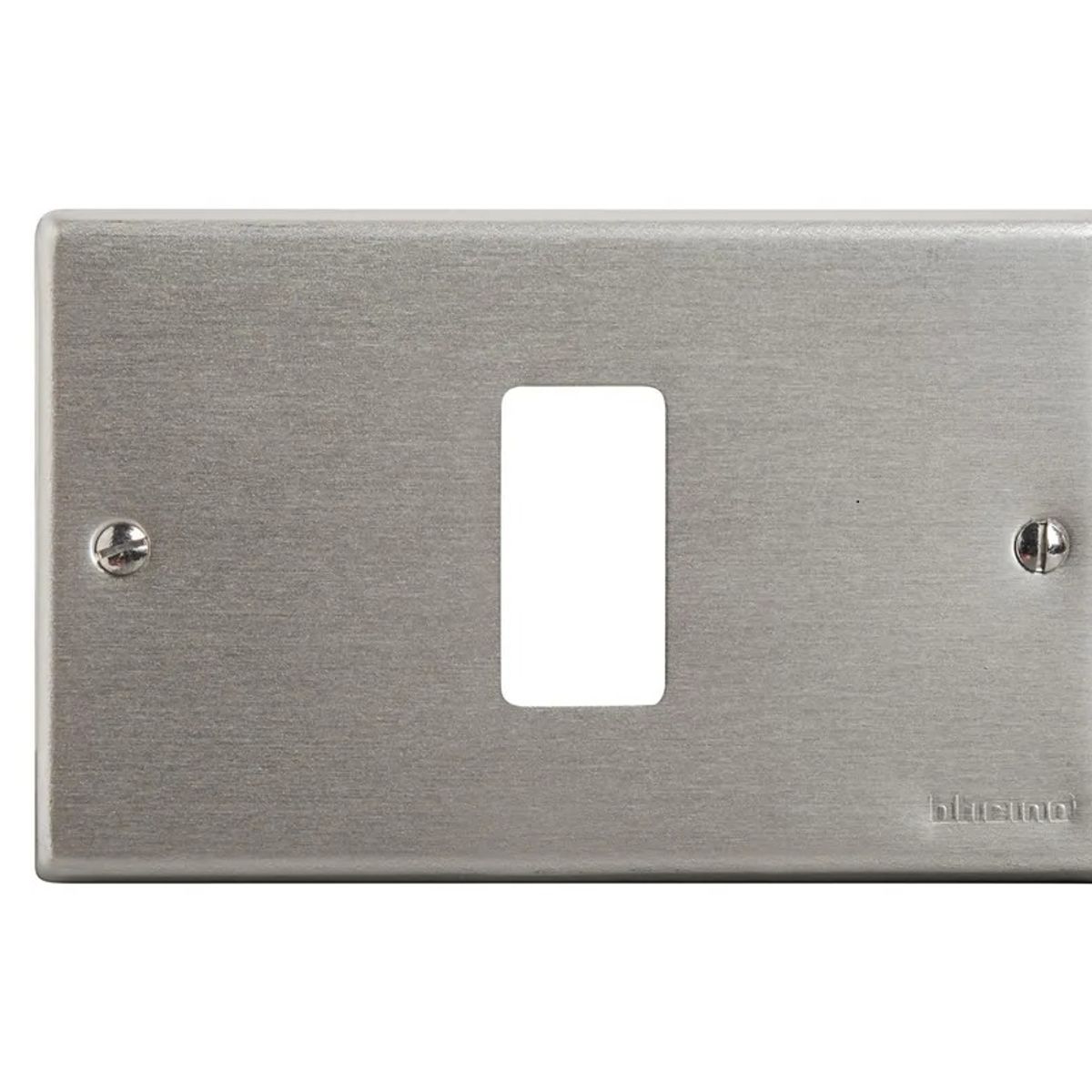 BTICINO - Placa Aluminio Oxidal 1 Puesto Bticino