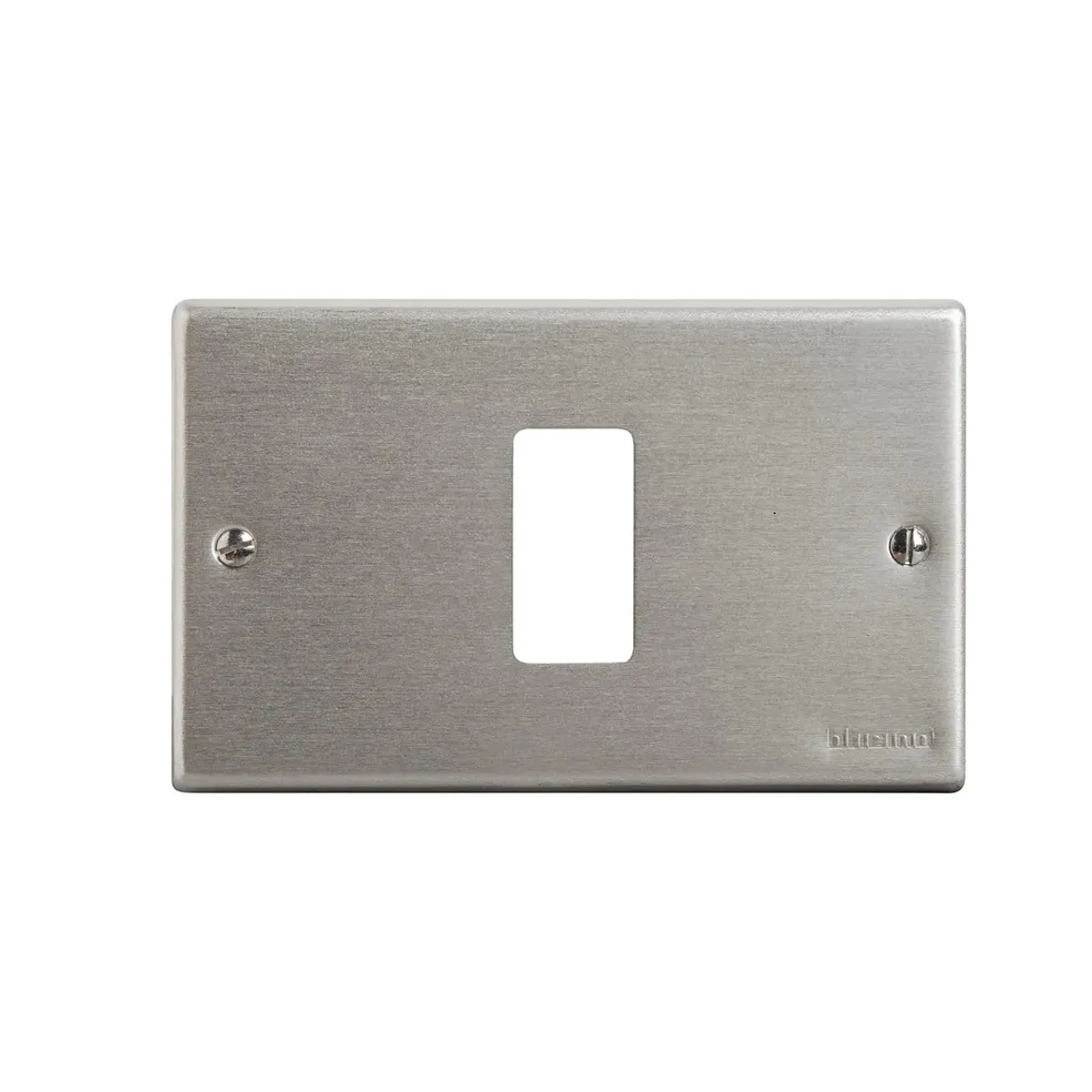 BTICINO - Placa Aluminio Oxidal 1 Puesto Bticino