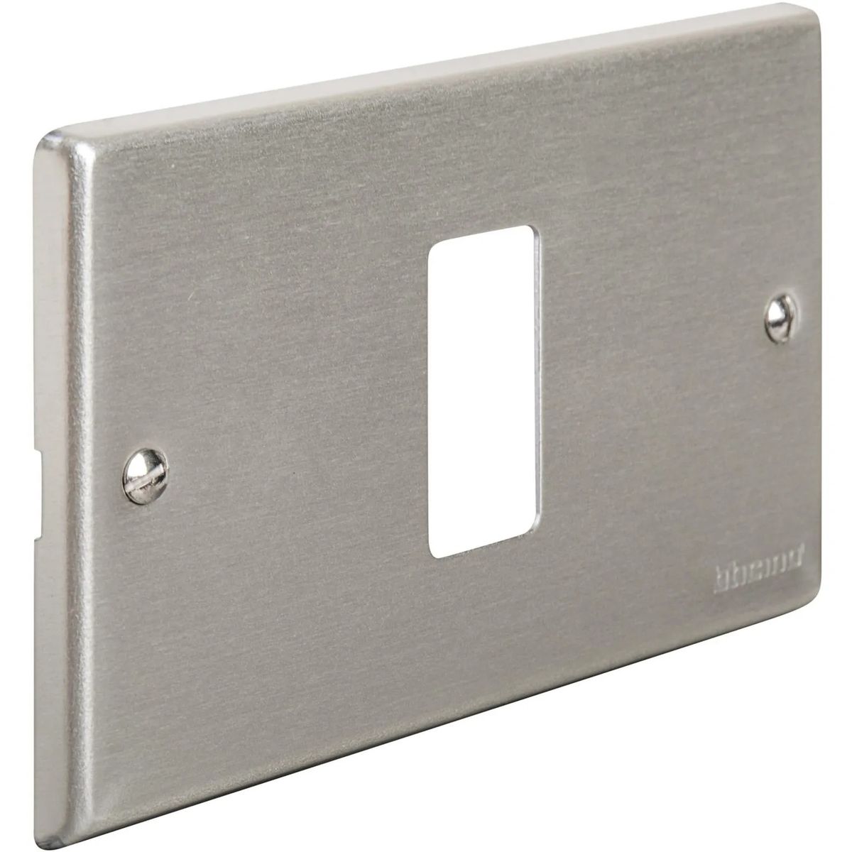 BTICINO - Placa Aluminio Oxidal 1 Puesto Bticino