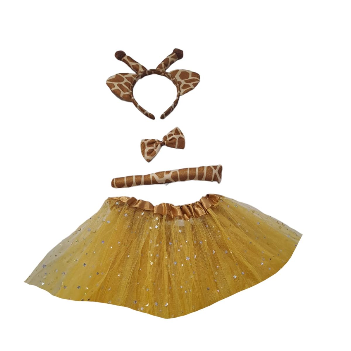 GENERICO - DISFRAZ DE ANIMALES CON TUTU 30CM LARGO JIRAFA
