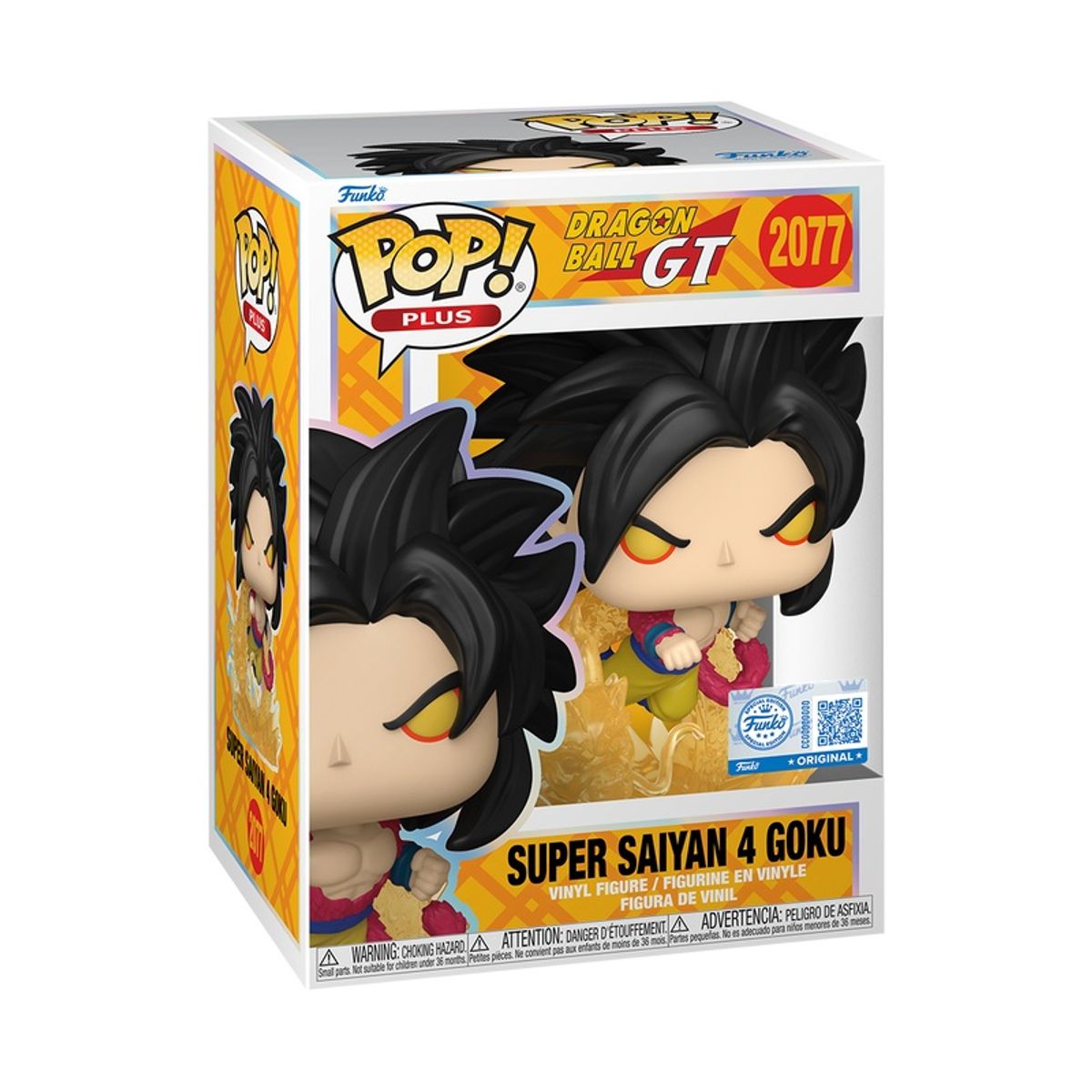 FUNKO - Funko Pop Dragon Ball – Goku Super Saiyajin Fase 4 #2077