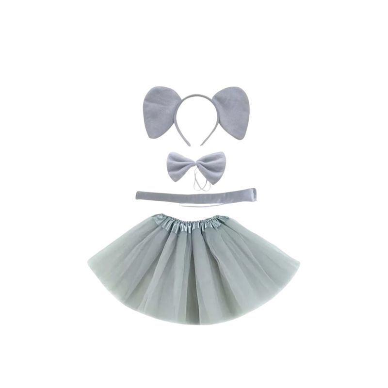 GENERICO - DISFRAZ DE ANIMALES CON TUTU 30CM LARGO ELEFANTE