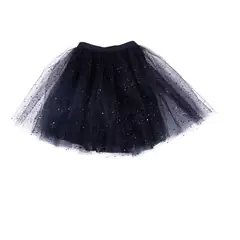 GENERICO - TUTU CON BRILLO NEGRO DE NIÑAS 30CM DE LARGO