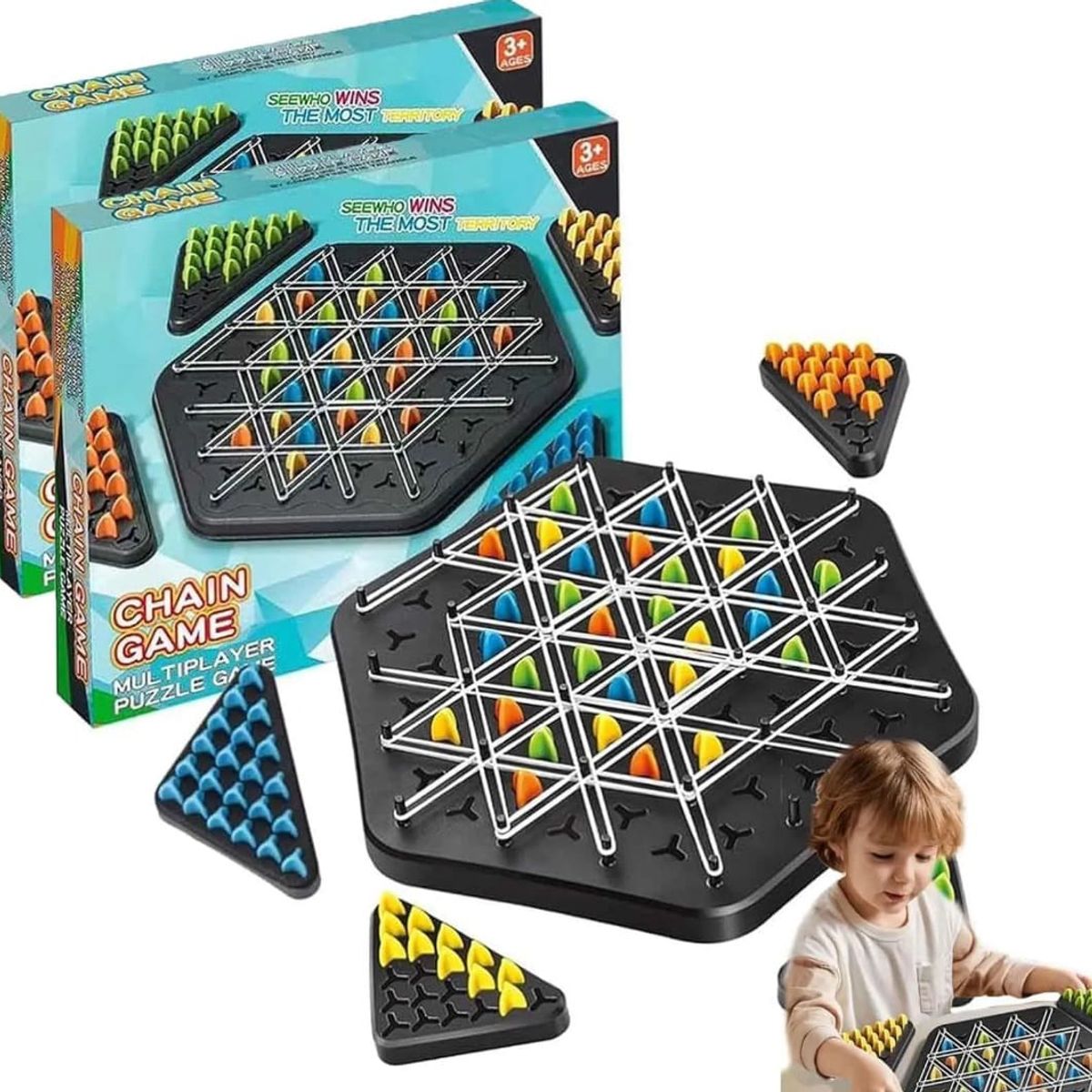GENERICO - Ajedrez Triangulo Juego De Mesa Juego De Estrategia